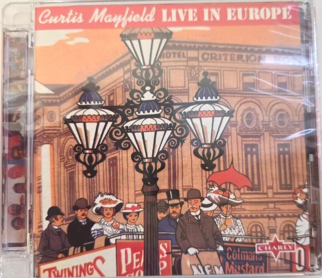 Curtis Mayfield - Live In Europe CD Album remastered reissue 2009 funk soul