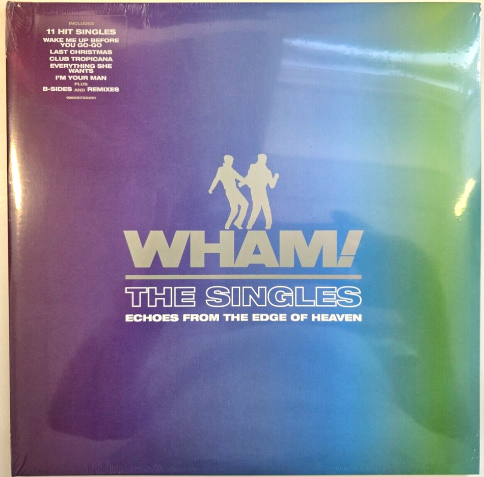 Wham The Singles Echoes From The Edge Of Heaven LP Album vinyl record Blue LTD
