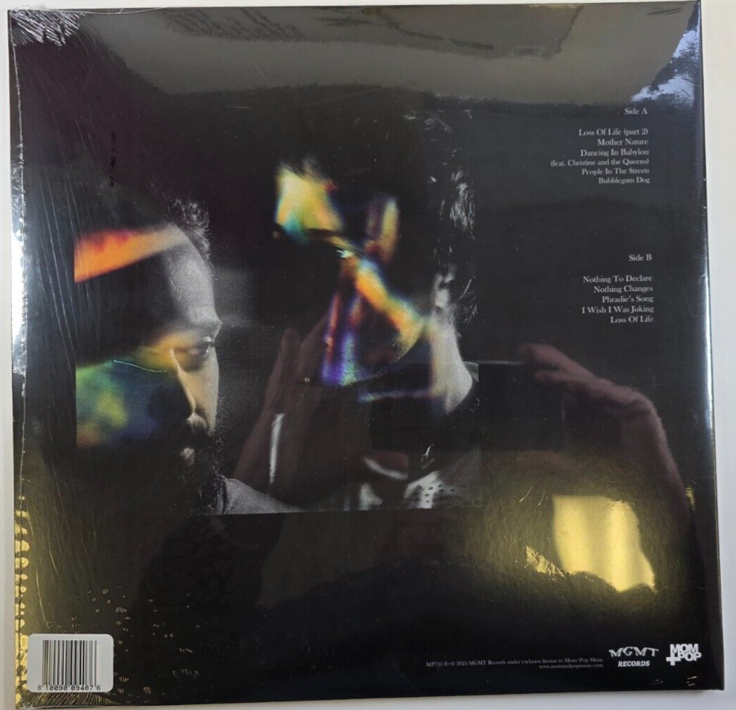 MGMT Loss Of Life LP Album vinyl record limited tangerine 2024 indie rock