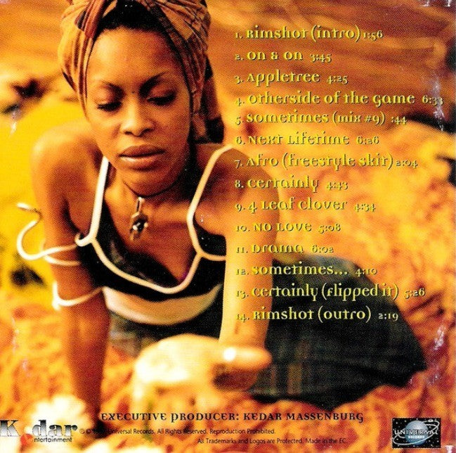 Erykah Badu – Baduizm CD Album reissue on Universal Records