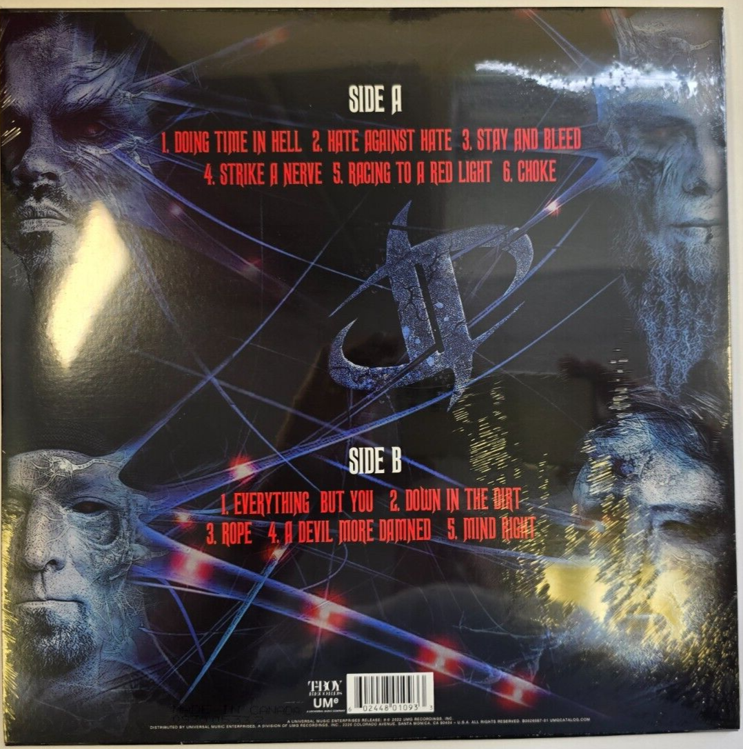 Drowning Pool Strike A Nerve LP Album vinyl record 2022 Heavy Nu Metal