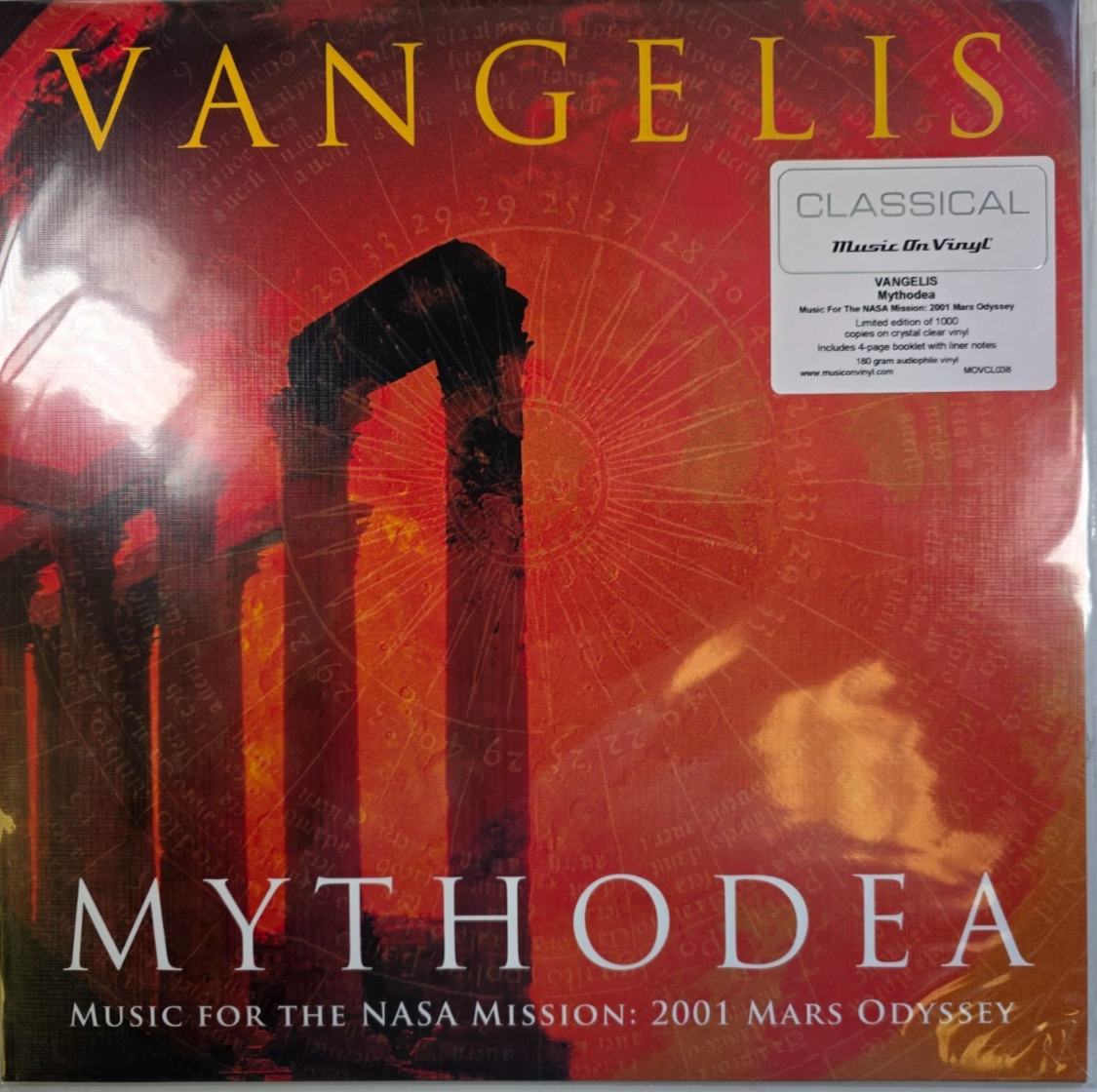 Vangelis Mythodea LP Album vinyl record Limited 2 x Clear Remastered 180g 2025