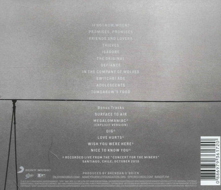Incubus If Not Now, When? CD Album 2011 on Epic
