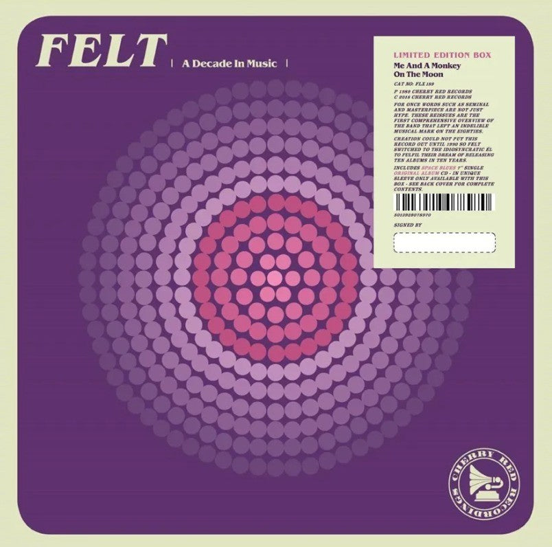 Felt Me And A Monkey On The Moon CD + 7" Vinyl Boxset signed limited edition