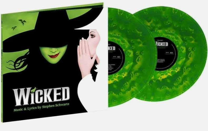 Stephen Schwartz Wicked Original Cast LP Album vinyl record Green lenticular cvr