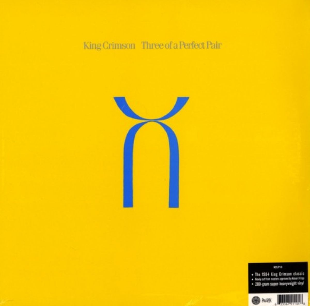 King Crimson Three Of A Perfect Pair LP Album vinyl record remastered 200g 2019