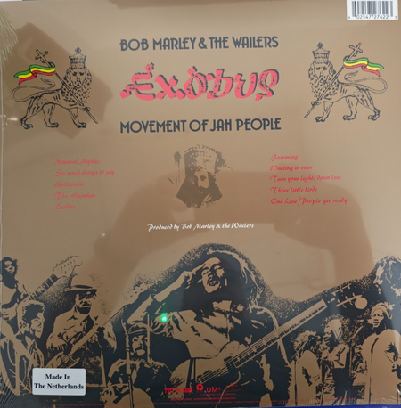 Bob Marley & The Wailers Exodus LP Album vinyl record 2023 remastered Tuff Gong