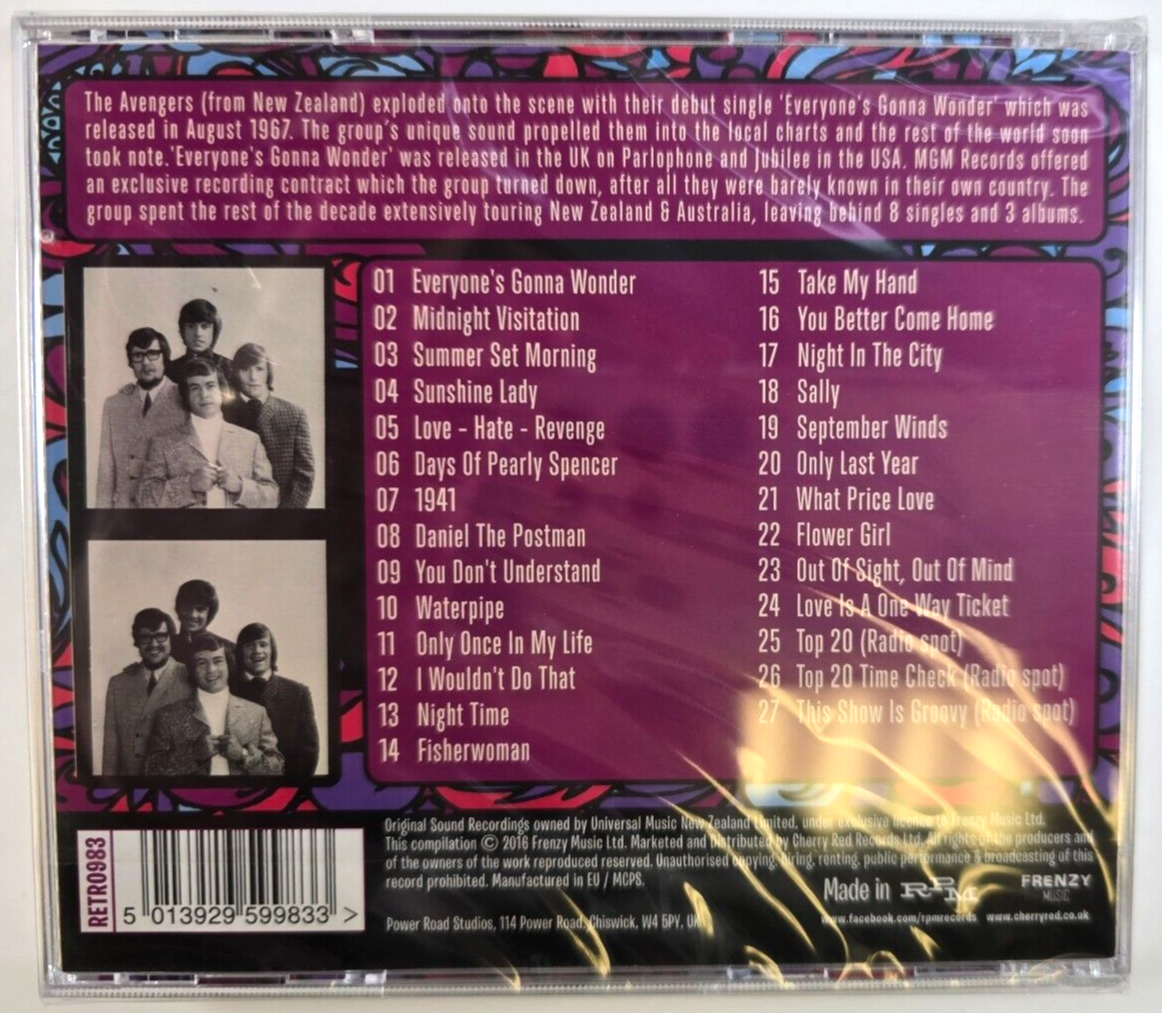 The Avengers Everyone's Gonna Wonder CD Album 2016 compilation in Jewel Case