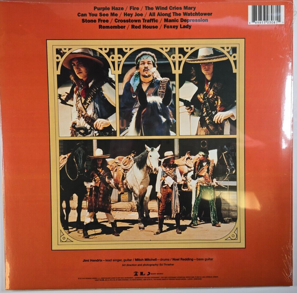 The Jimi Hendrix Experience Smash Hits LP Album vinyl record Remastered reissue