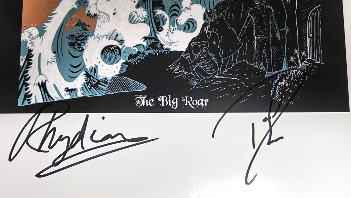 The Joy Formidable Hand Signed presentation A4 on glossy print by Band Members