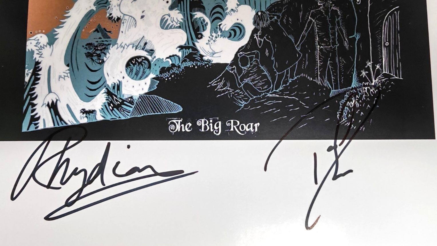 The Joy Formidable Hand Signed presentation A4 on glossy print by Band Members