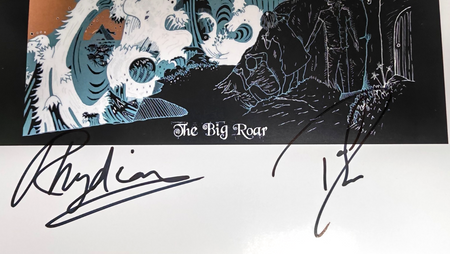 The Joy Formidable Hand Signed presentation A4 on glossy print by Band Members