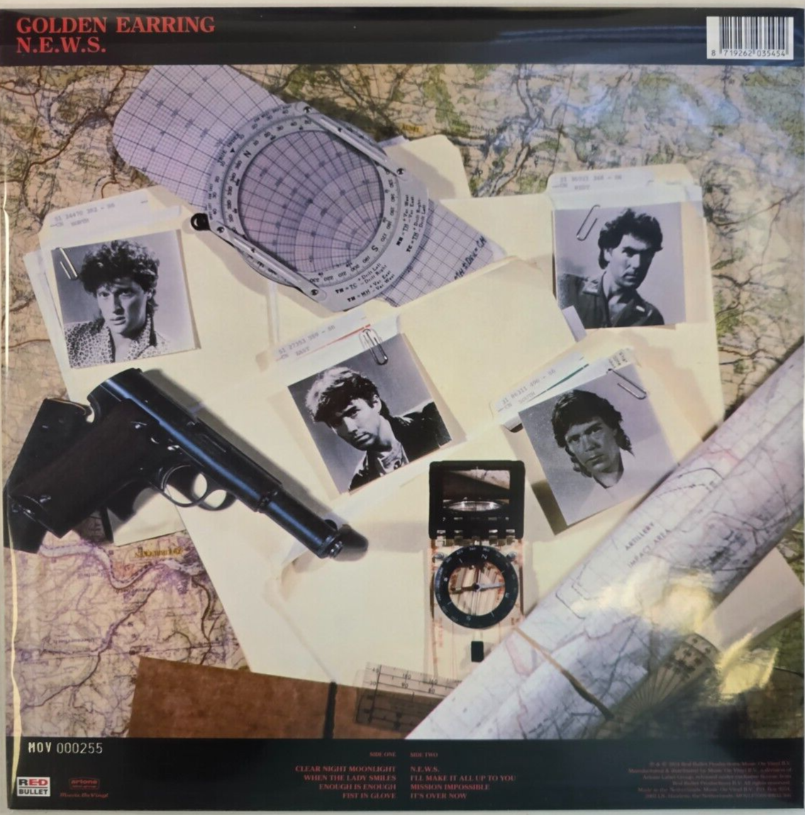 Golden Earring N.E.W.S. LP Album vinyl record Limited numbered clear remastered