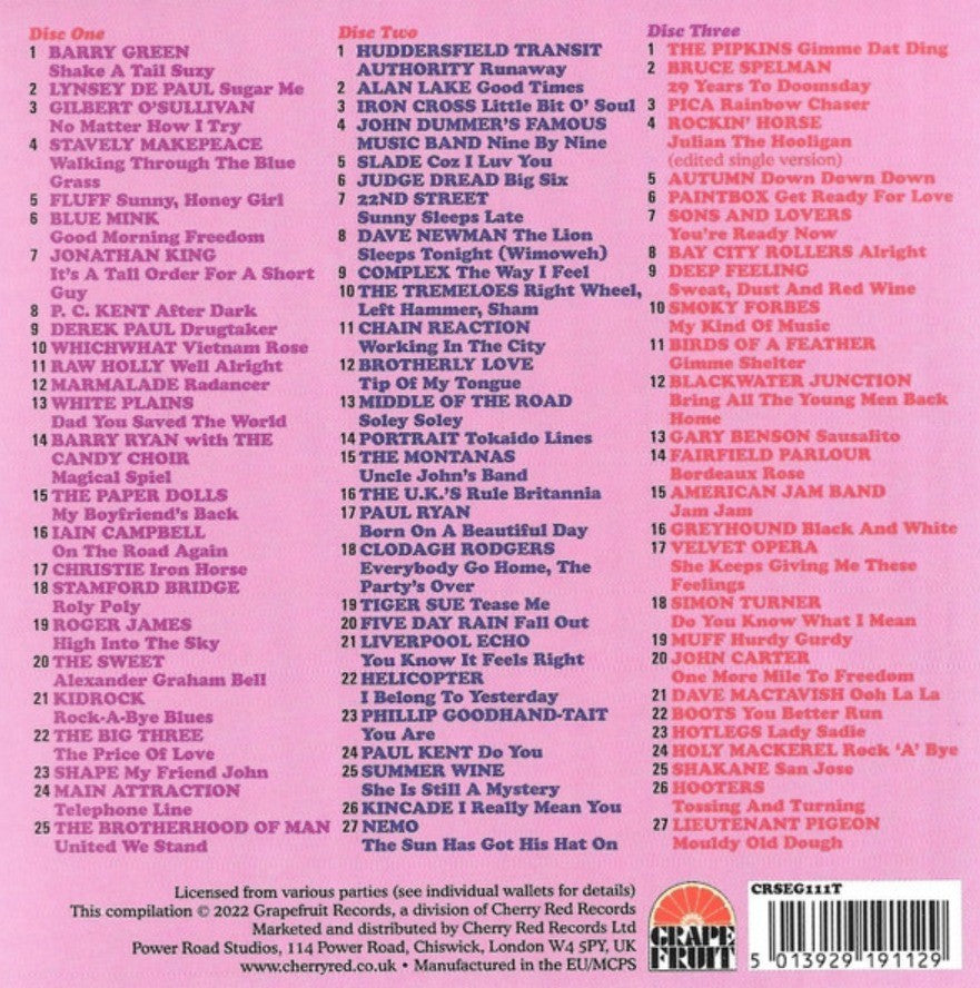 Bubblerock Is Here To Stay Volume Two 3 x CD Boxset The British Pop Explosion