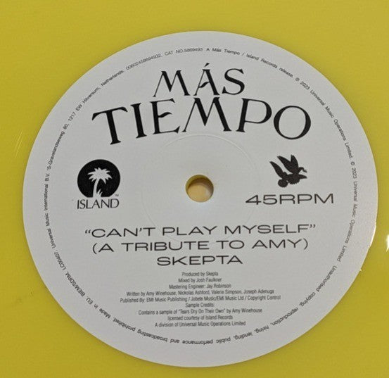 Skepta Can't Play Myself A Tribute To Amy 12" vinyl record limited Yellow 2024