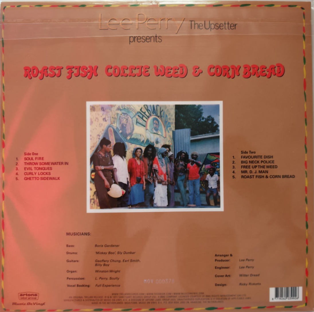 Lee Perry Roast Fish  Collie Weed & Corn Bread LP Album vinyl record Gold 2026