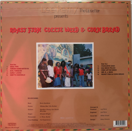 Lee Perry Roast Fish  Collie Weed & Corn Bread LP Album vinyl record Gold 2026