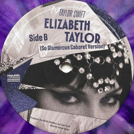Taylor Swift – Elizabeth Taylor 7" vinyl record limited RSD 2026 Violet Glitter