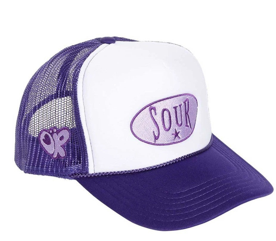 Olivia Rodrigo – Unisex Mesh Back Cap: Sour (Purple & White) (Ex‑Tour)