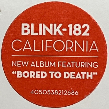 Blink-182 – California  CD Album 2016 in digipak on BMG Punk rock