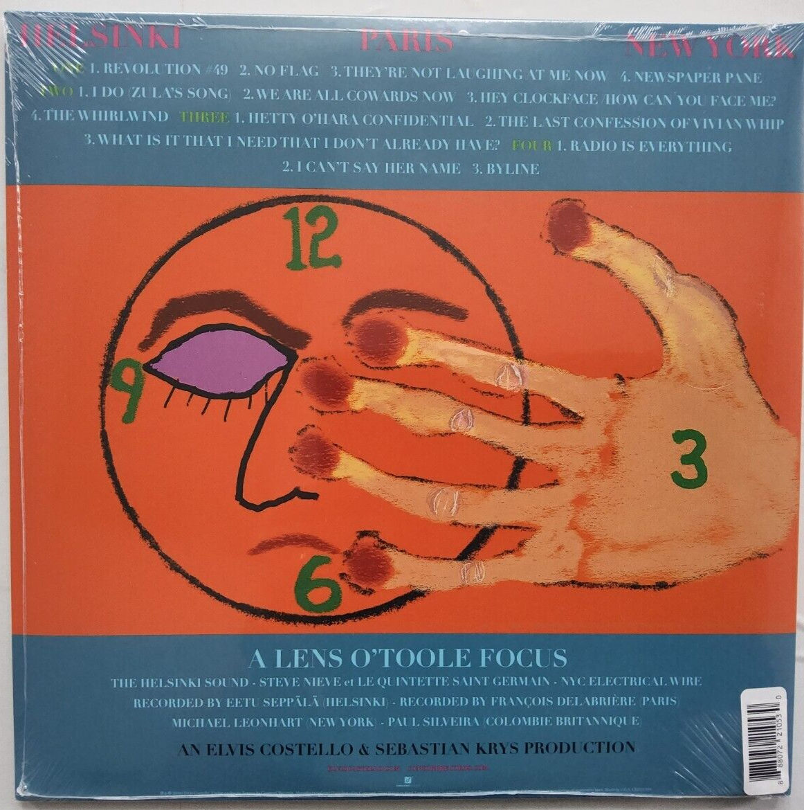 Elvis Costello –Hey Clockface Limited edition red  LP Album vinyl record 2020