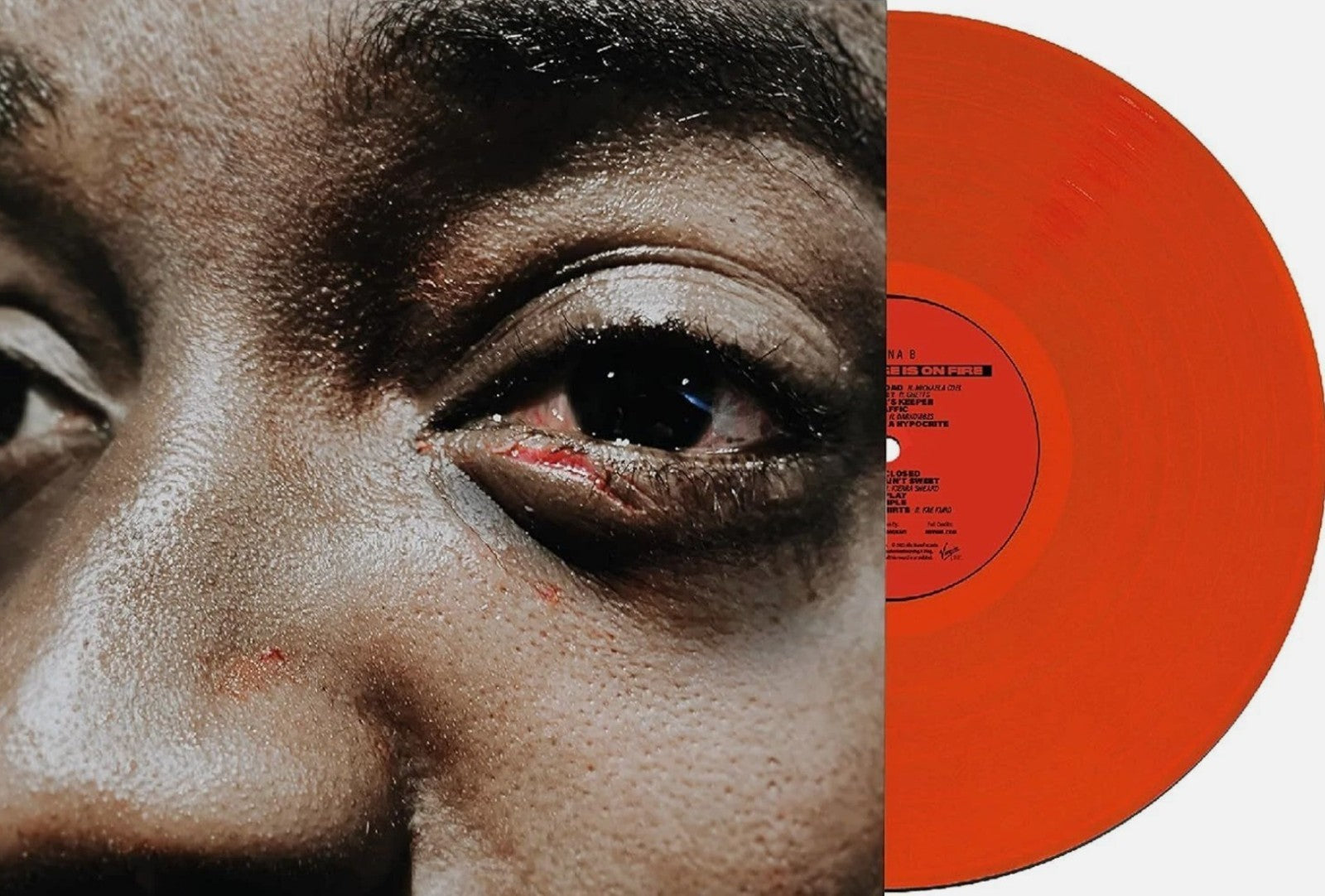 Guvna B – The Village Is On Fire LP Album vinyl record limited Red 2023