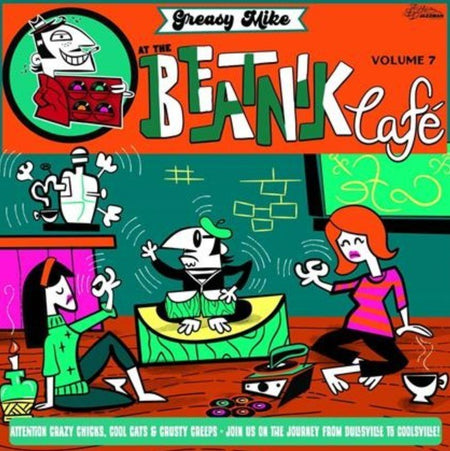 Greasy Mike At The Beatnik Cafe LP Album vinyl record compilation on Jazzman