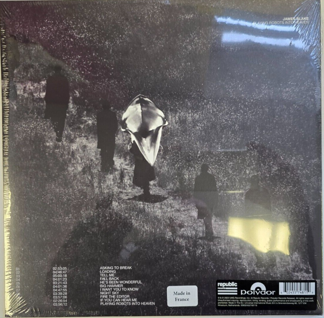 James Blake Playing Robots Into Heaven LP Album vinyl record limited clear 2023