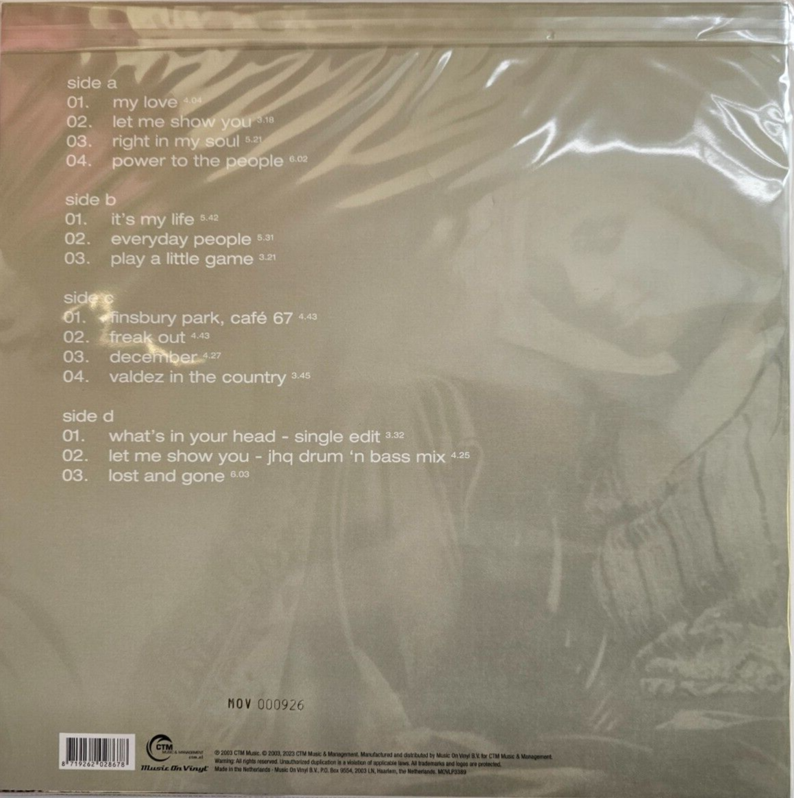 Candy Dulfer Right In My Soul LP Album vinyl record limited white numbered