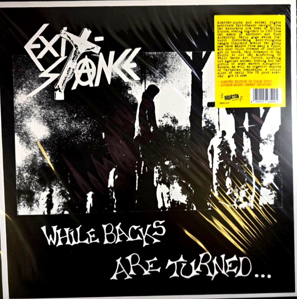 Exit-Stance – While Backs Are Turned LP Album vinyl record 20213 reissue punk