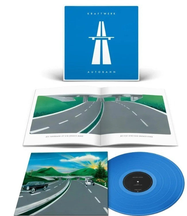 Kraftwerk Autobahn LP Album vinyl record 2020 remastered reissue limited Blue