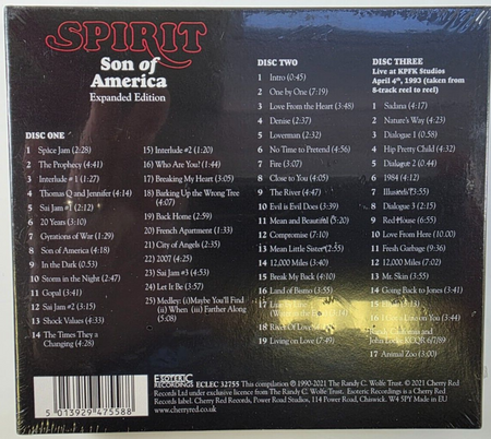 Spirit Son Of America 3 x CD in Digipak remastered reissue 2021 on Esoteric