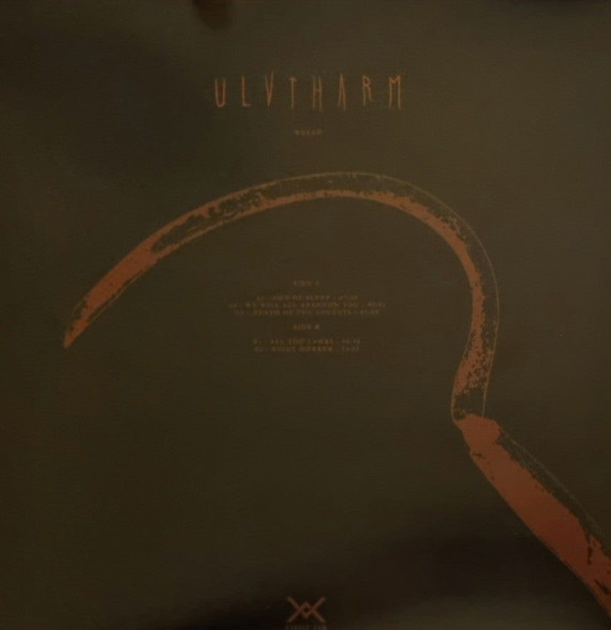 Ulvtharm Wreko LP Album vinyl record Dark Ambient US import black 2022