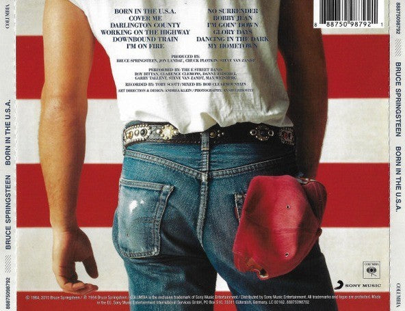 Bruce Springsteen Born In The U.S.A CD Album 2014 on Columbia rock