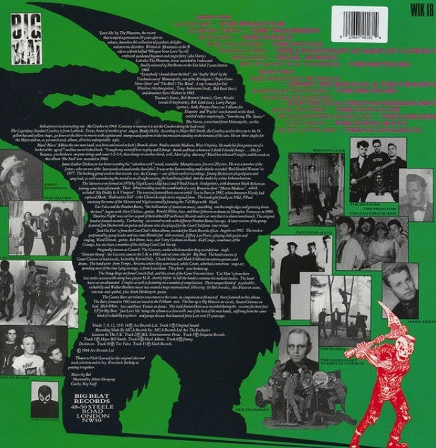 Rockabilly Psychosis And The Garage Disease LP Album vinyl record compilation