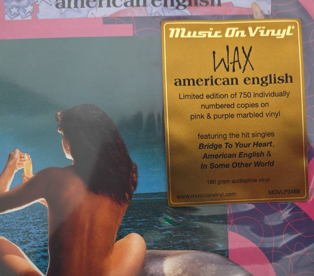 Wax American English LP Album vinyl record limited 180g pink numbered remastered