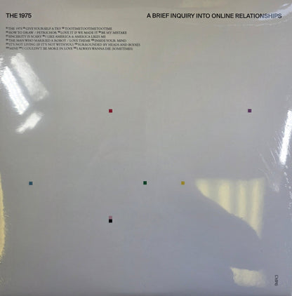 The 1975 A Brief Inquiry Into Online Relationships Vinyl LP