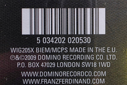 Franz Ferdinand Tonight Deluxe Edition 7" Vinyl Box Set