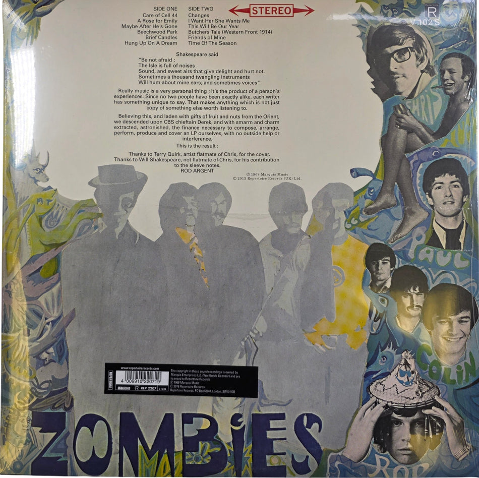 Zombies Odessey And Oracle Vinyl LP