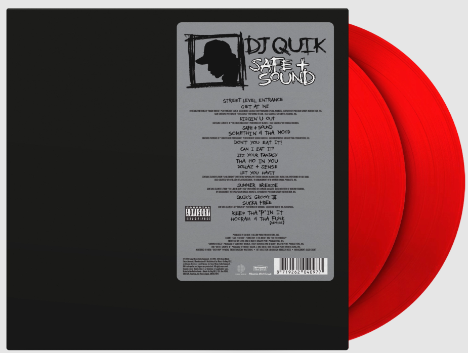 DJ Quik – Safe + Sound Vinyl LP Red