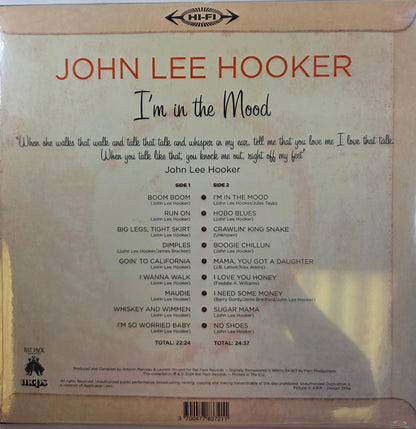 John Lee Hooker I'm in the Mood Vinyl LP Brown