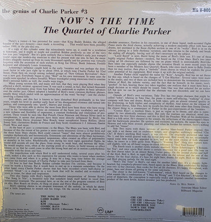 Charlie Parker Now's The Time Vinyl LP