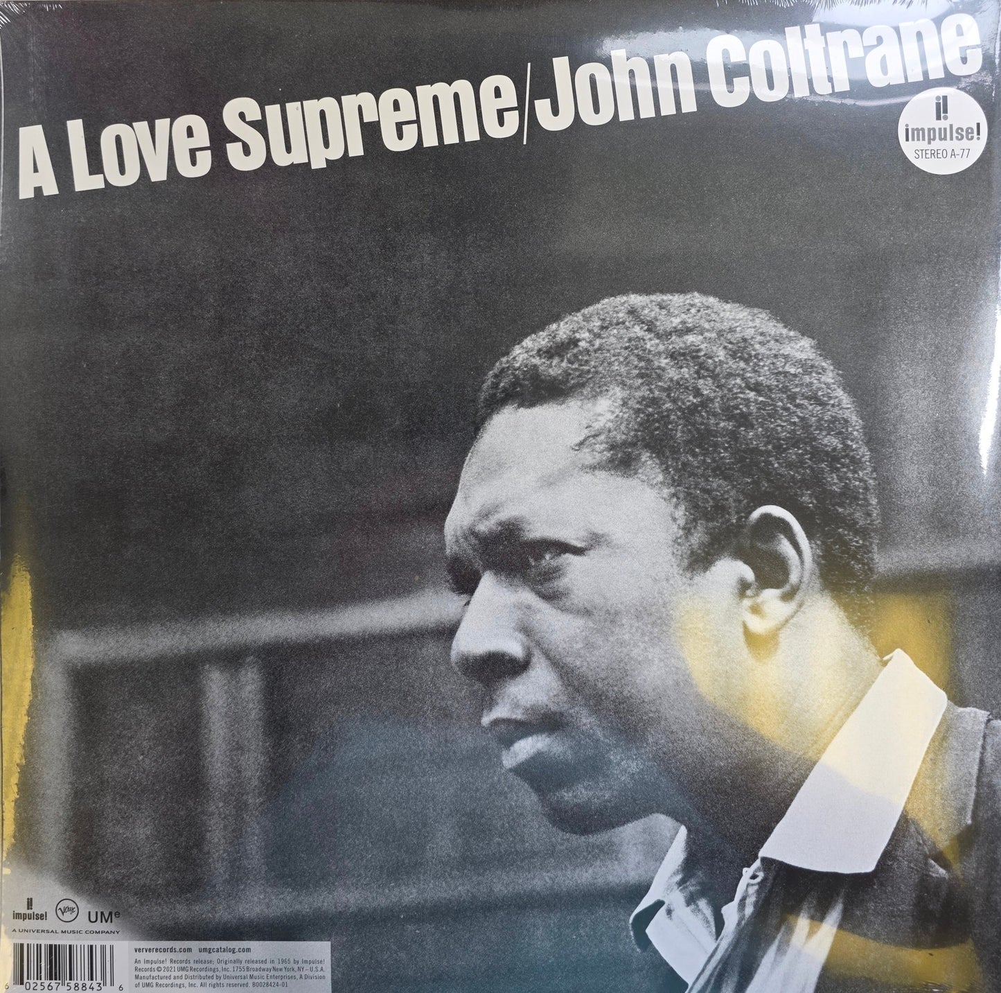 John Coltrane A Love Supreme Vinyl LP Blue