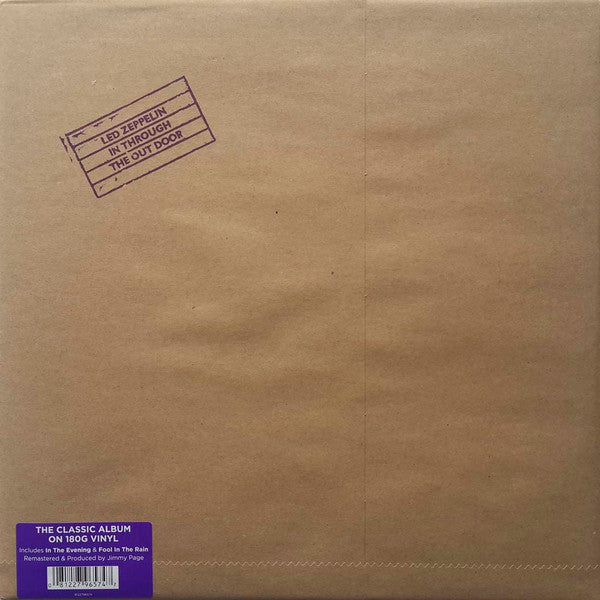 Led Zeppelin  In Through The Out Door Vinyl LP Remastered