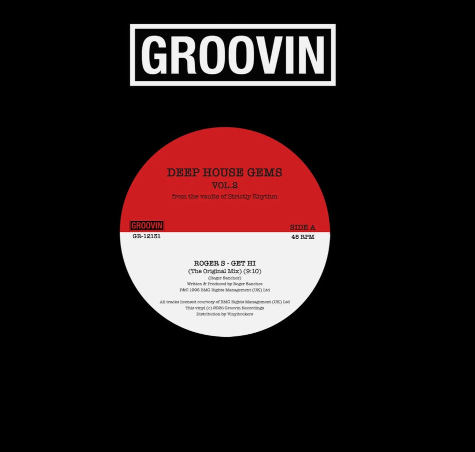 Deep House Gems vol 2 Feat Roger Sanchez 12" Vinyl