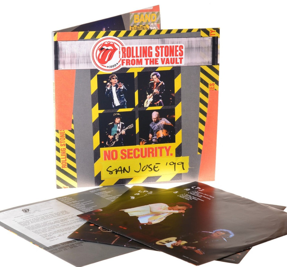 Rolling Stones  No Security. San Jose '99 Vinyl LP Deluxe 3 Disc