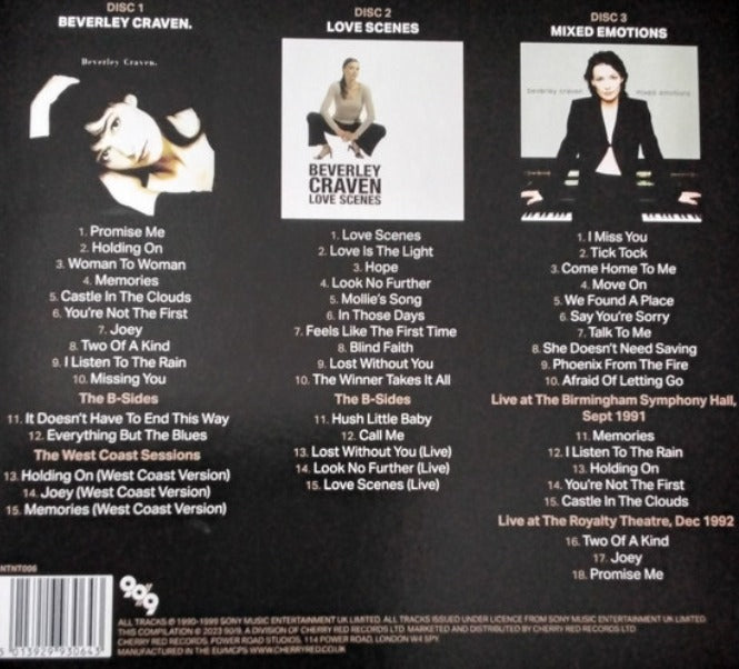 Beverley Craven – Memories: The Complete Epic Recordings 1990 1999 CD Boxset