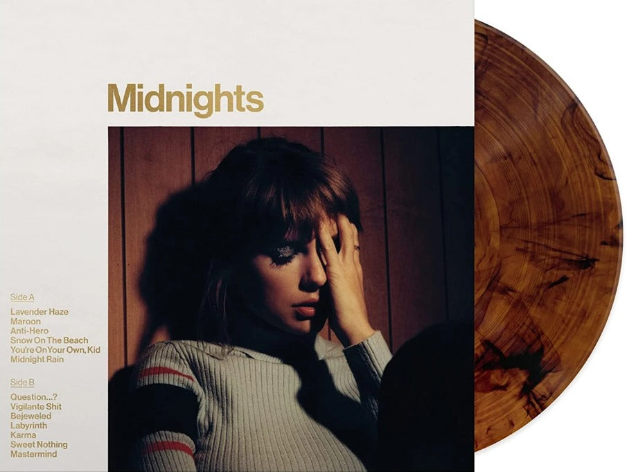 Taylor Swift Midnights Vinyl LP Marbled Blood Moon