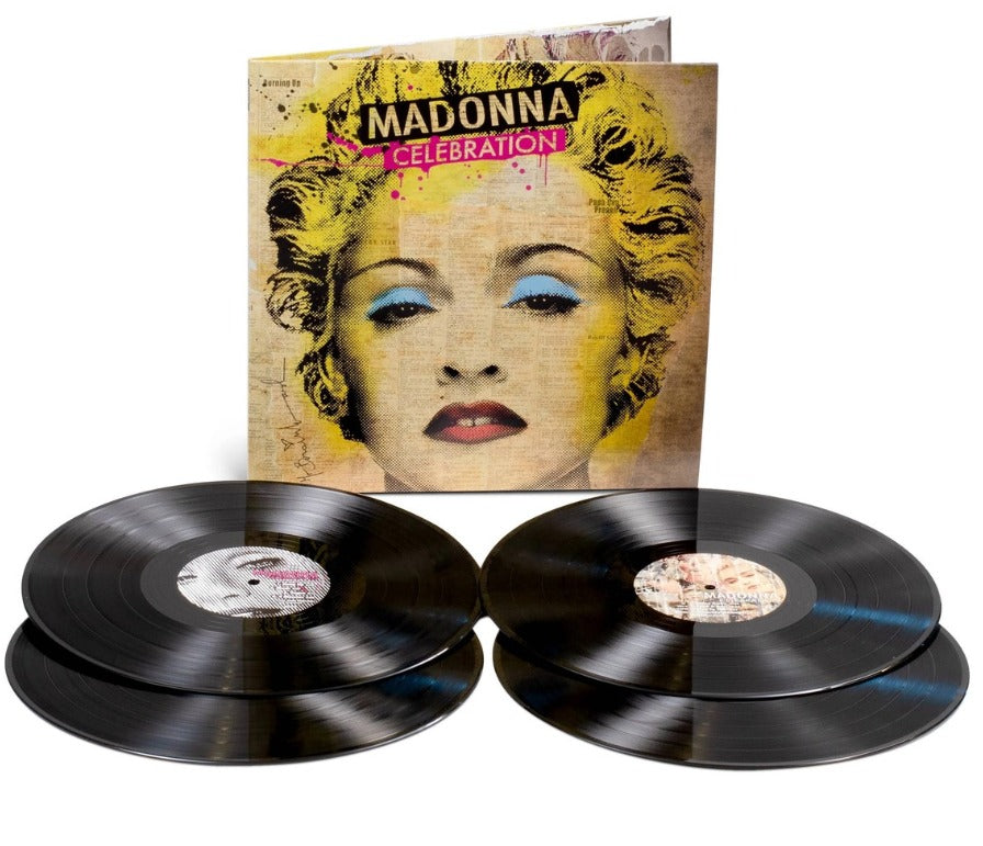 Madonna Celebration Ultimate Hits Collection 4 LP Vinyl Set