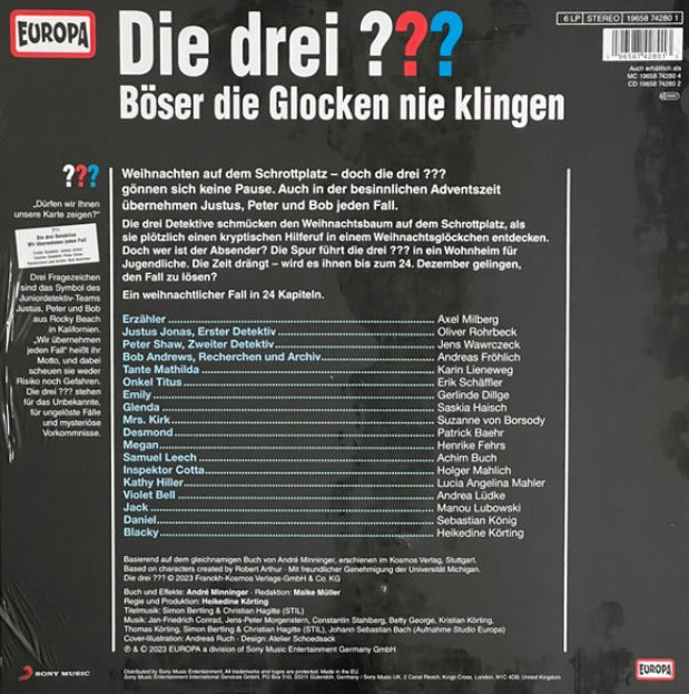 André Minninger Die Drei ? Böser Die Glock 6 x LP Album vinyl record boxset